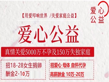 大兴捐卵助孕生子 爱心志愿者招募